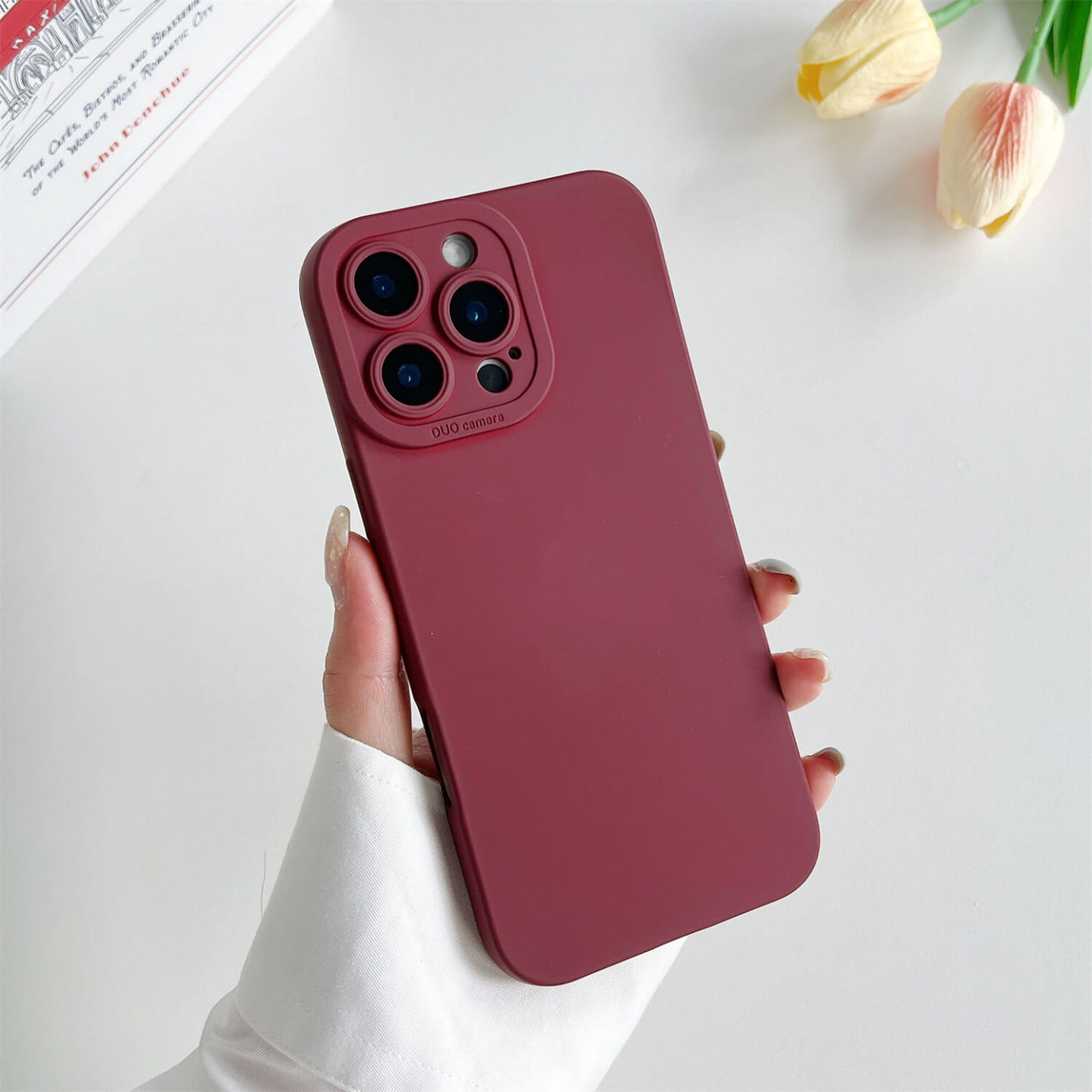 Liquid Silicone Cover for iPhone 16–11 Series