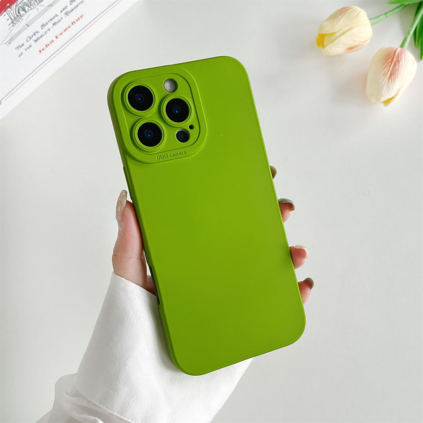 Liquid Silicone Cover for iPhone 16–11 Series