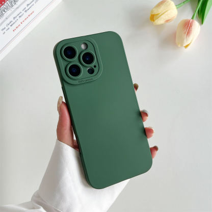Liquid Silicone Cover for iPhone 16–11 Series