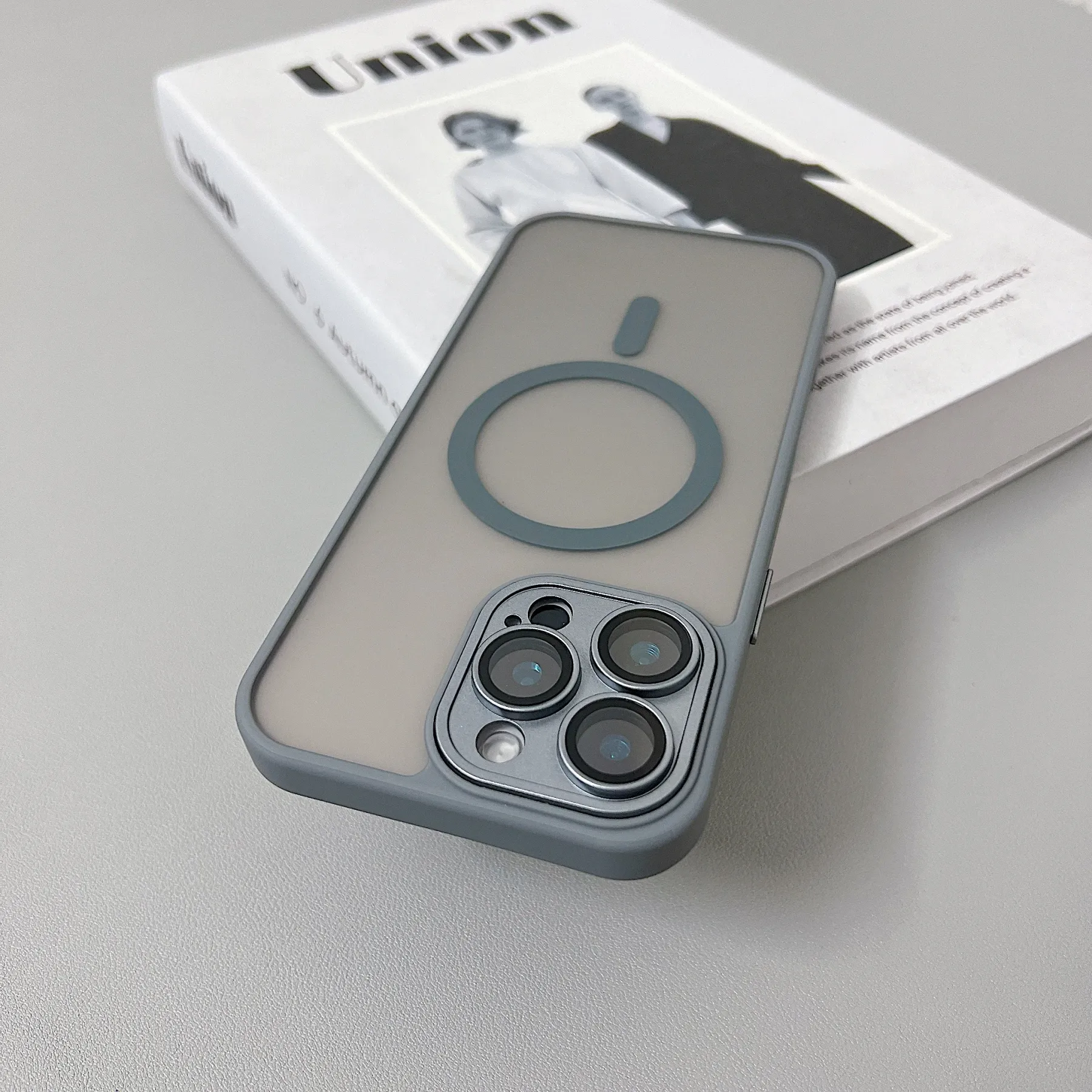 Magnetic Luxury Matte Translucent Armor Shockproof Case For iPhone 16 15 14 13 12 11 Pro Max For Magsafe Wireless Charge Cover