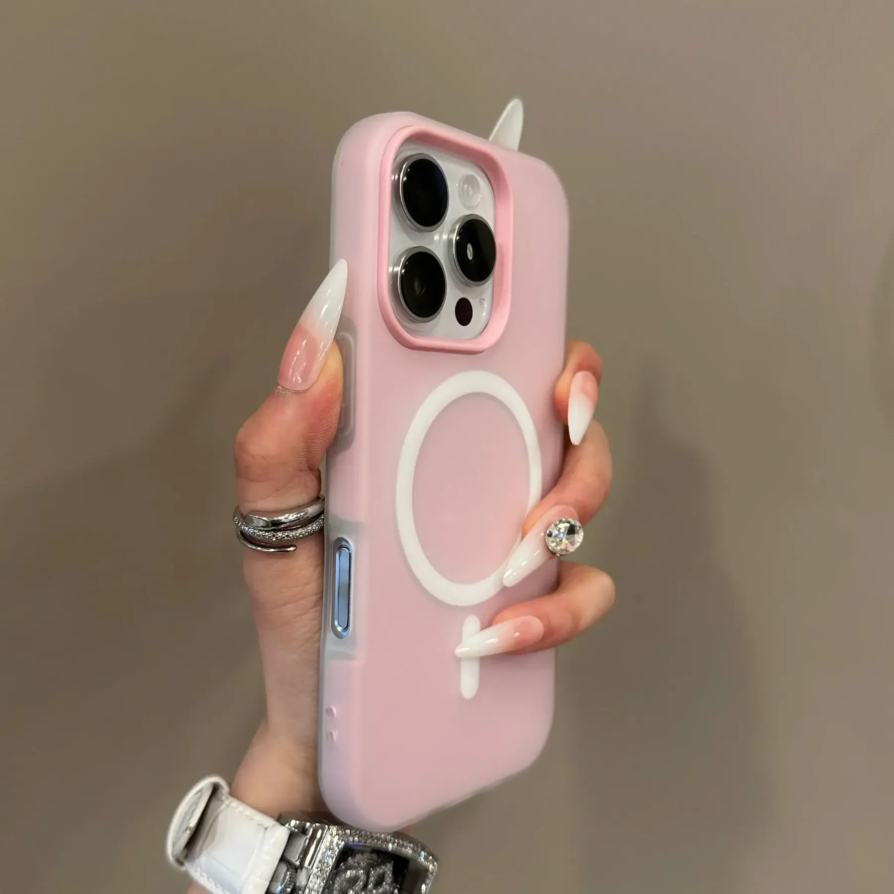 Luxury Candy Color 2 IN 1 Magsafe Case for iPhone 16 15 14 Plus 13 12 Pro Max 11 Magnetic Wireless Charge Clear Matte Soft Cover