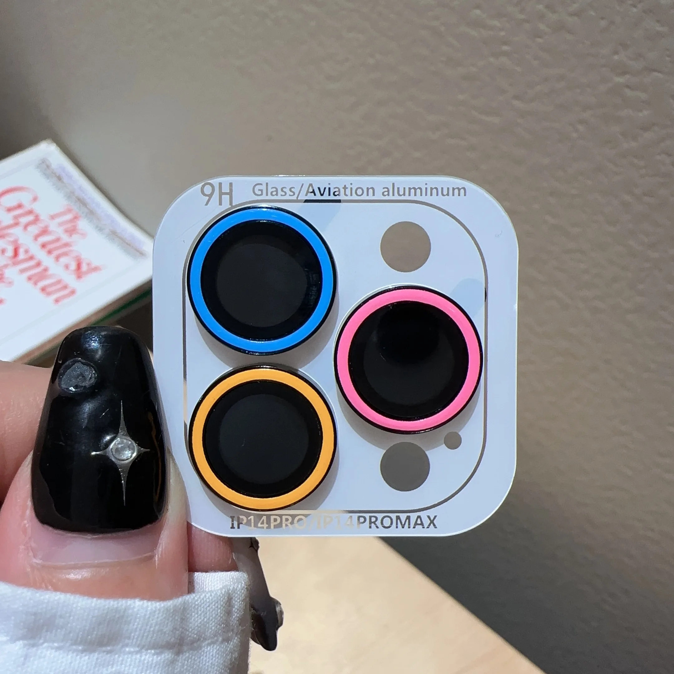 Luminous Camera Protector Film For IPhone 14 13 12 11 15 Pro Max 14 Plus 12 13 Mini Lens Ring Tempered Glass Glowing Cap
