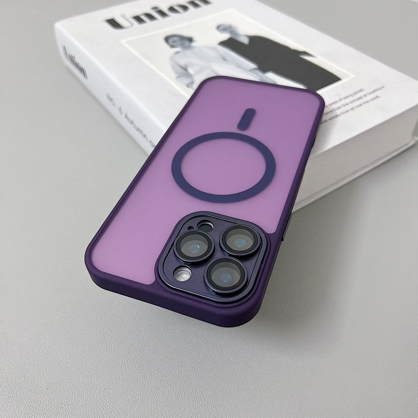 Magnetic Luxury Matte Translucent Armor Shockproof Case For iPhone 16 15 14 13 12 11 Pro Max For Magsafe Wireless Charge Cover
