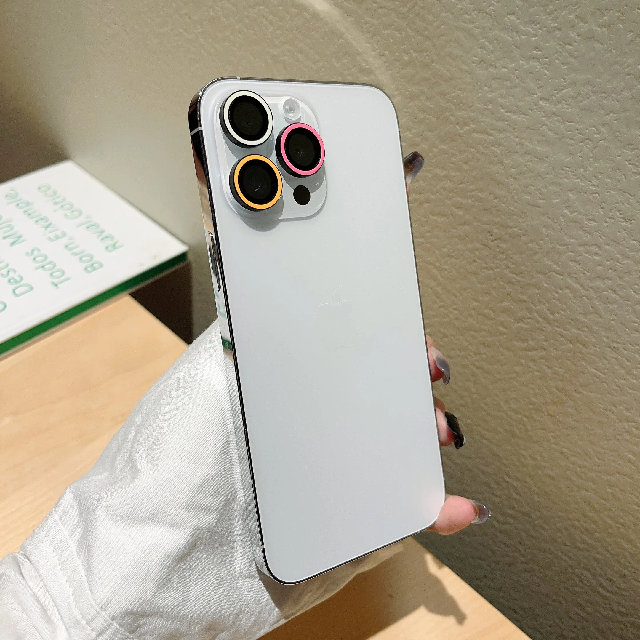 Luminous Camera Protector Film For IPhone 14 13 12 11 15 Pro Max 14 Plus 12 13 Mini Lens Ring Tempered Glass Glowing Cap