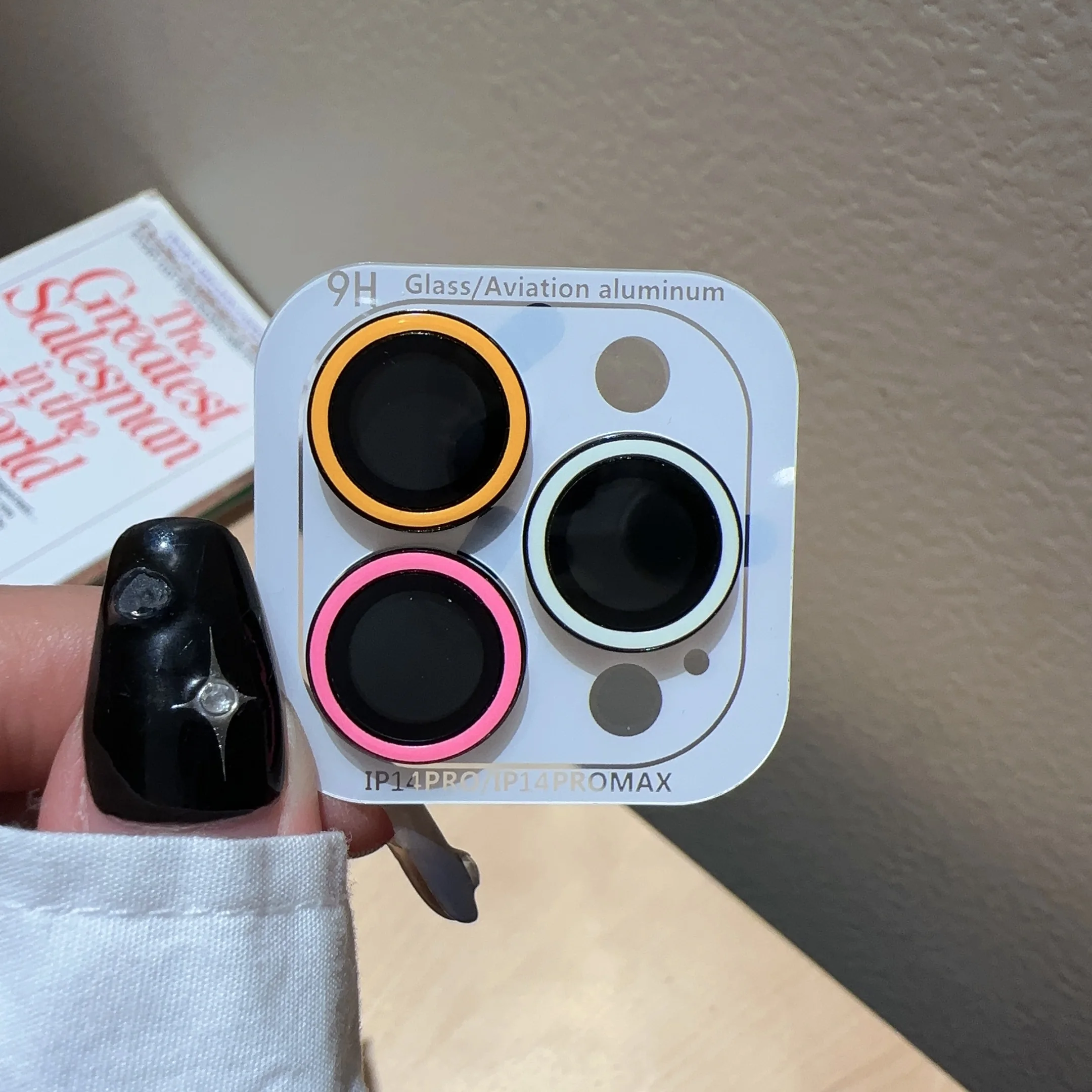 Luminous Camera Protector Film For IPhone 14 13 12 11 15 Pro Max 14 Plus 12 13 Mini Lens Ring Tempered Glass Glowing Cap