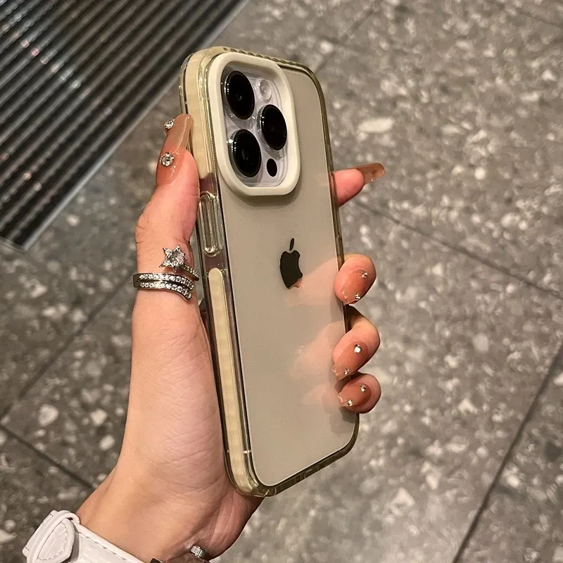 Luxury Transparent Case For iPhone 15 14 13 12 11 Pro Max 7 8 Plus X Xs Max XR Shockproof Clear Soft TPU Cover