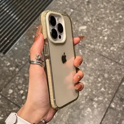 Luxury Transparent Case For iPhone 15 14 13 12 11 Pro Max 7 8 Plus X Xs Max XR Shockproof Clear Soft TPU Cover