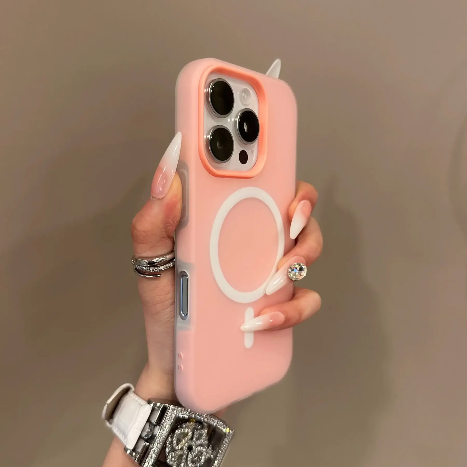 Luxury Candy Color 2 IN 1 Magsafe Case for iPhone 16 15 14 Plus 13 12 Pro Max 11 Magnetic Wireless Charge Clear Matte Soft Cover