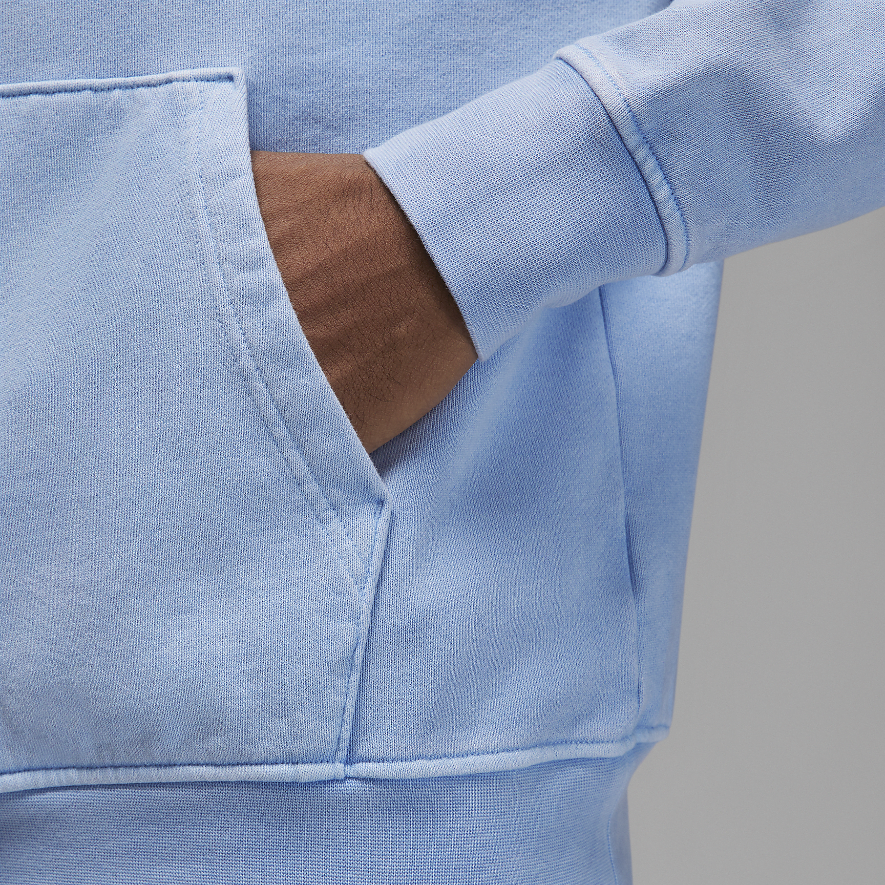 Essentials - Men's Statement Fleece Washed Pullover Hoodie