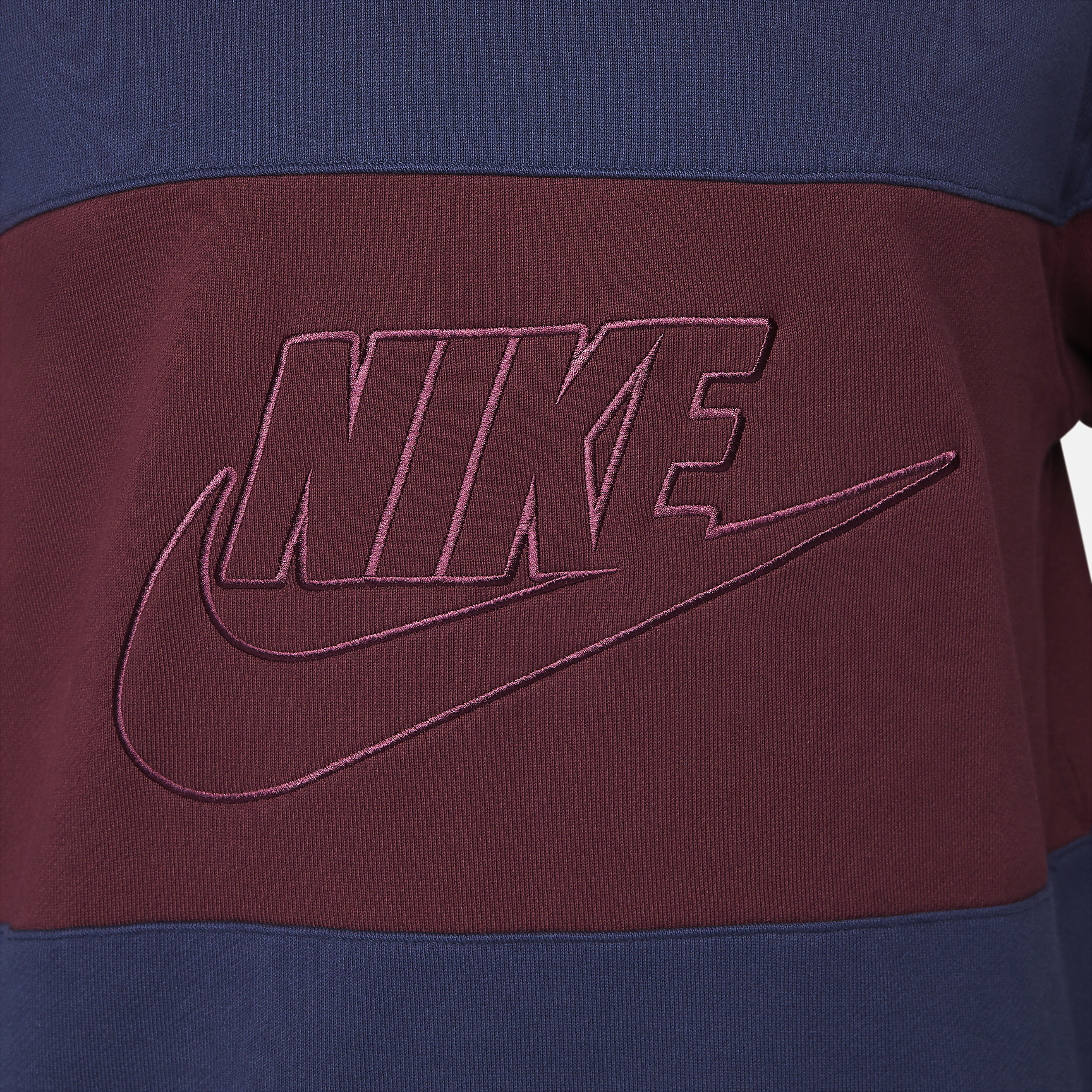 Club - Men's French Terry Color-Blocked Crew