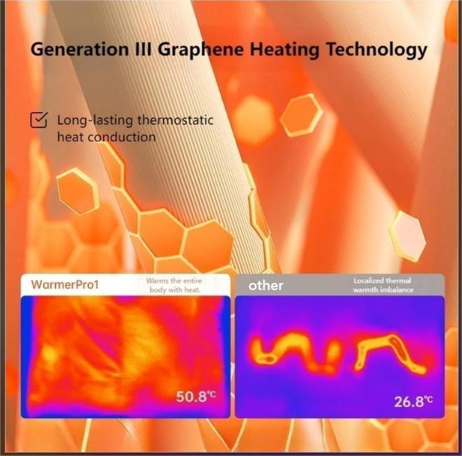 Portable Graphene Down Hand Warmer Bag