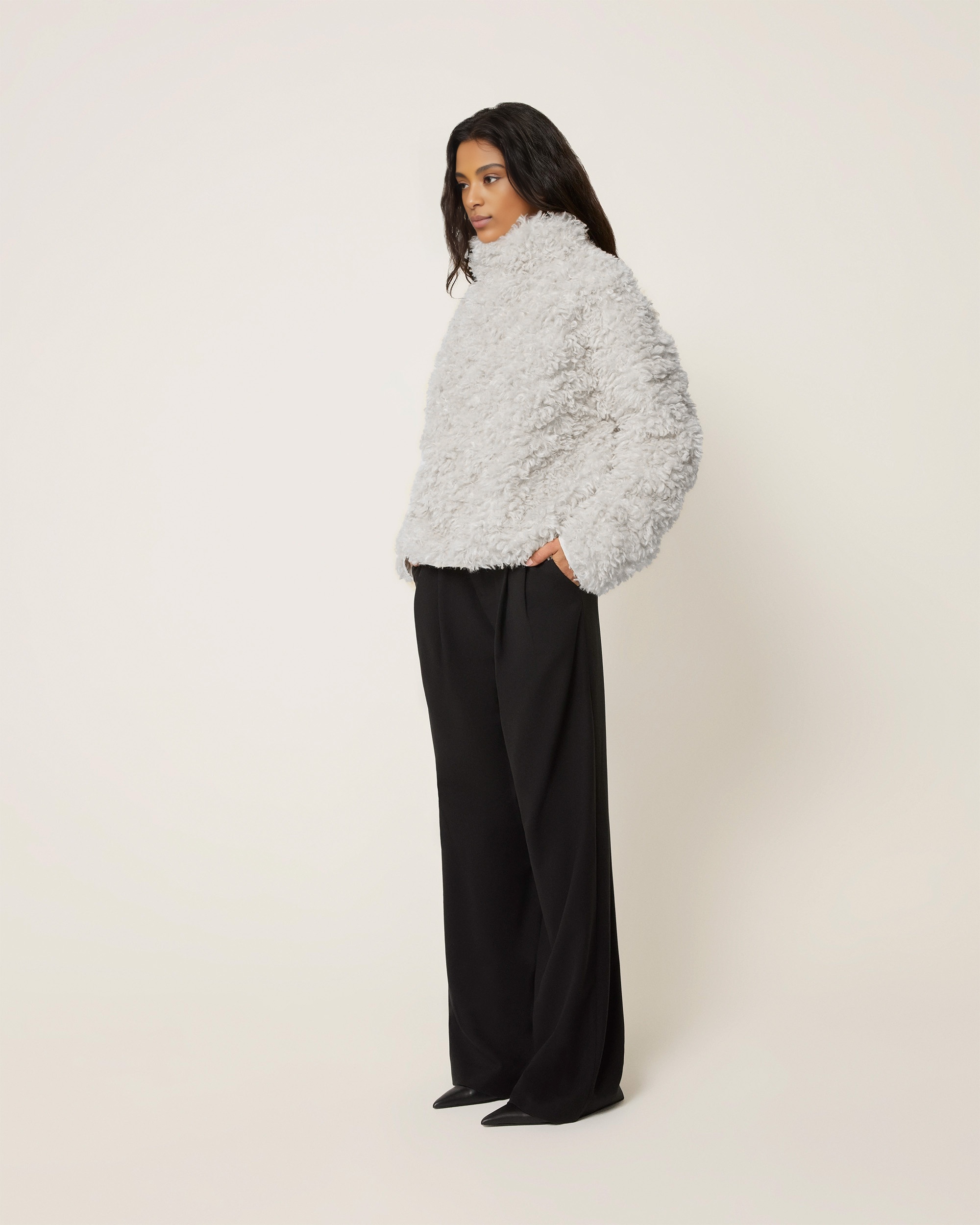 Kylie Shaggy Faux Fur Pullover(BUY 2 FREE SHIPPING)