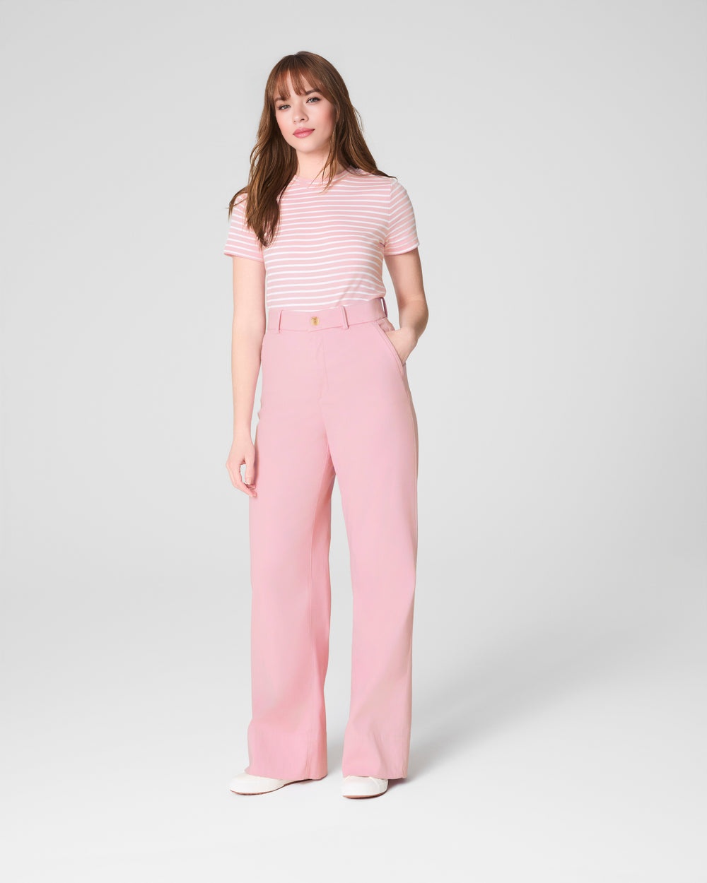 Tummy Control Stretch Twill Wide Leg Pant(Buy 2 Free Shipping)