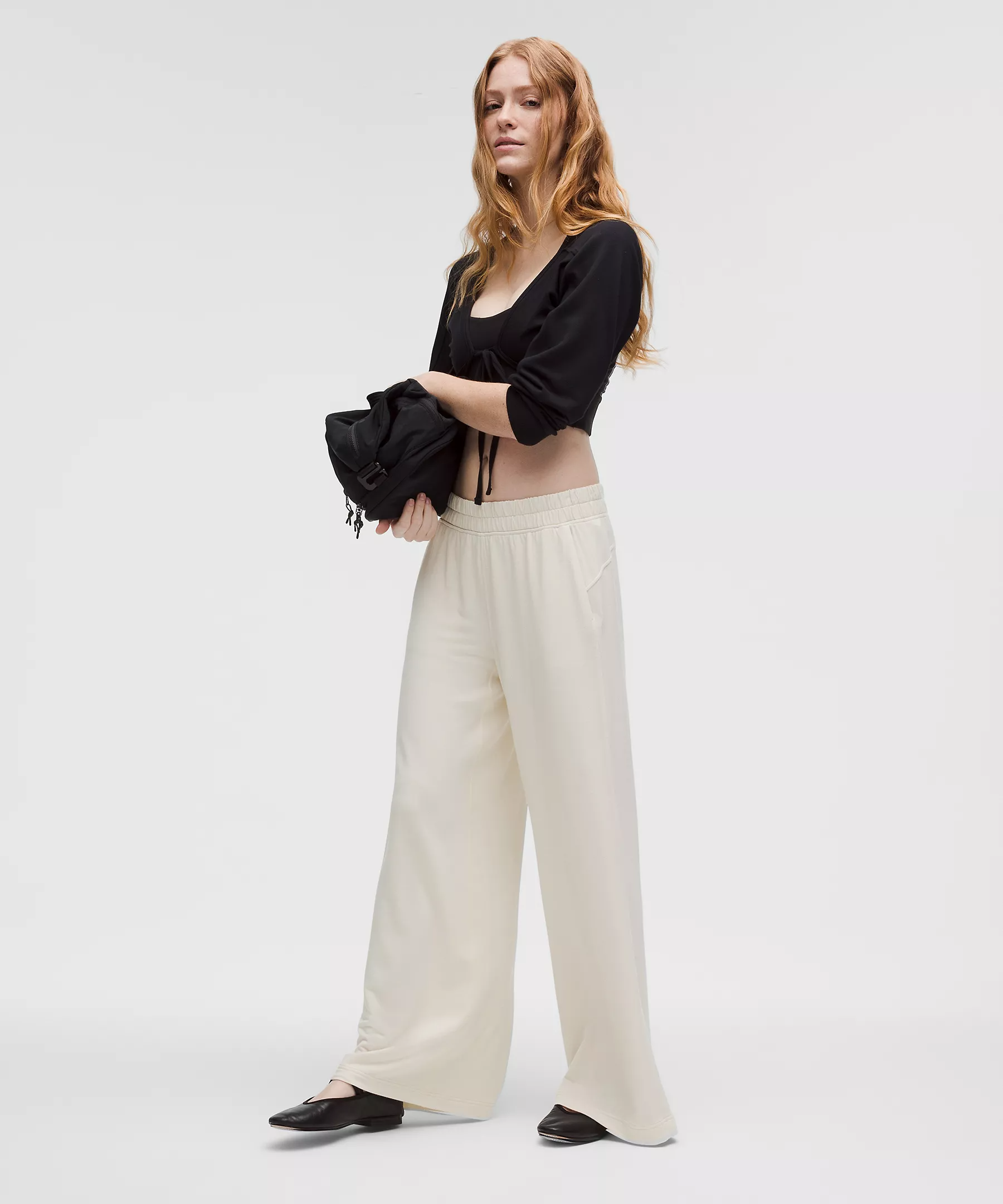 DHgate BeCalm Mid-Rise Wide-Leg Pant(Buy 2 Free Shipping)