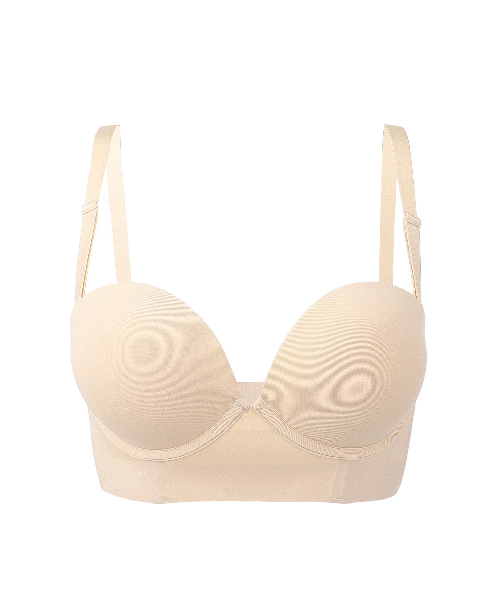 Women's Push Up Padded Bra Seamless T Shirt Everyday Bralette Underwire Support