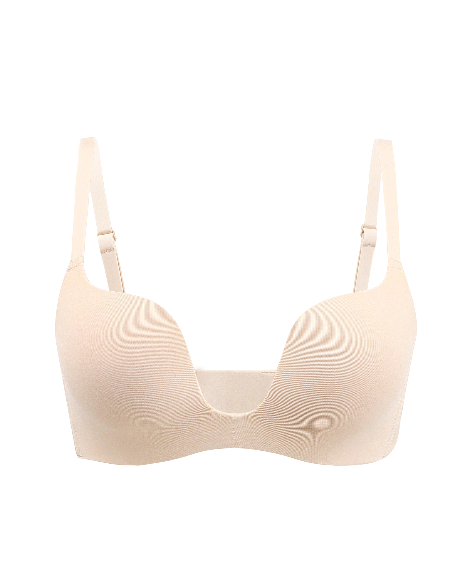 Push Up Padded Deep Plunge Bombshell Seamless Wireless Bra