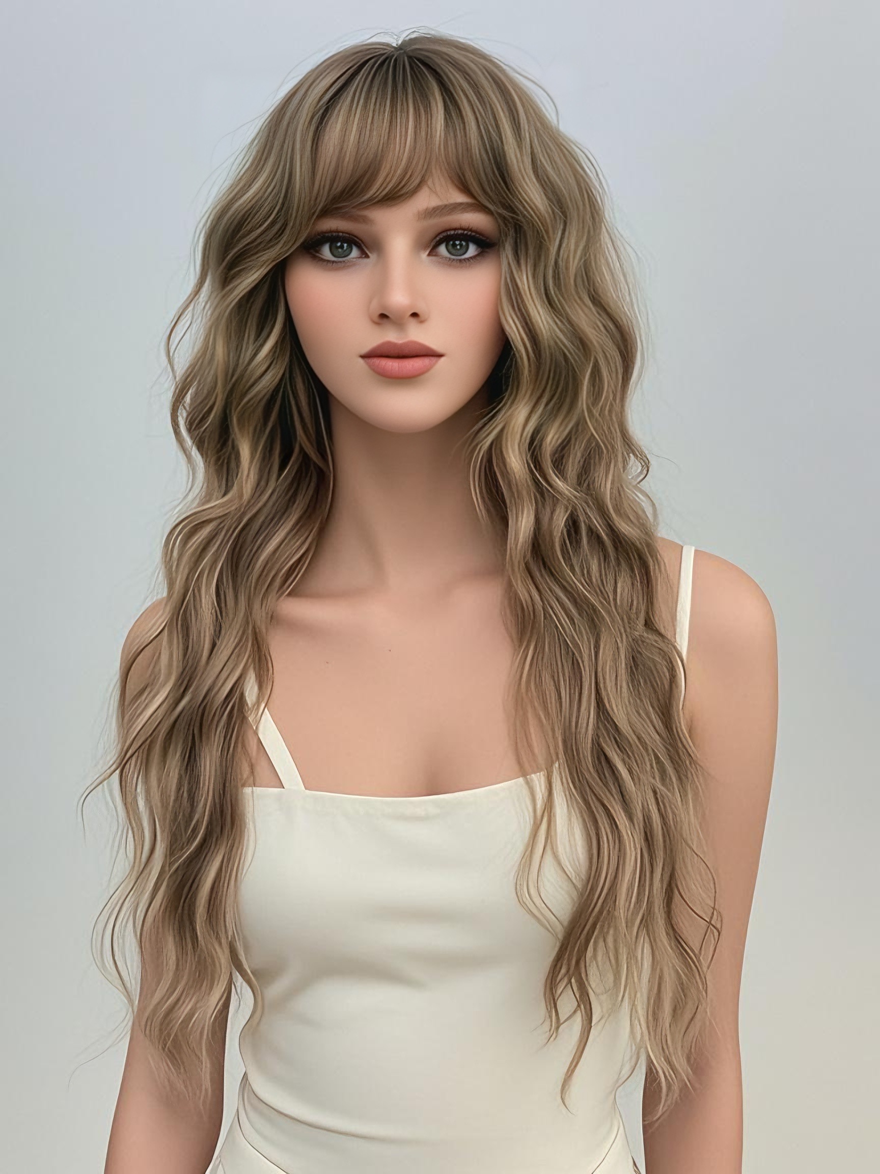 Light Flaxen Wavy Curly Wig: Unleash Your Unique Style