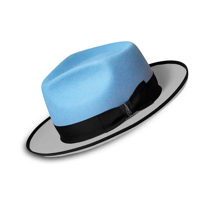 Limited - The Fox Fedora - Light Blue Gray