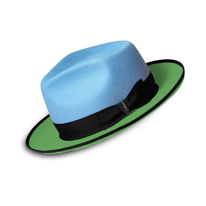 Limited - The Fox Fedora - Light Blue Green