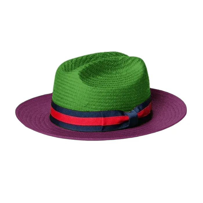 SG Miller Ranch Fedora -Green Purple