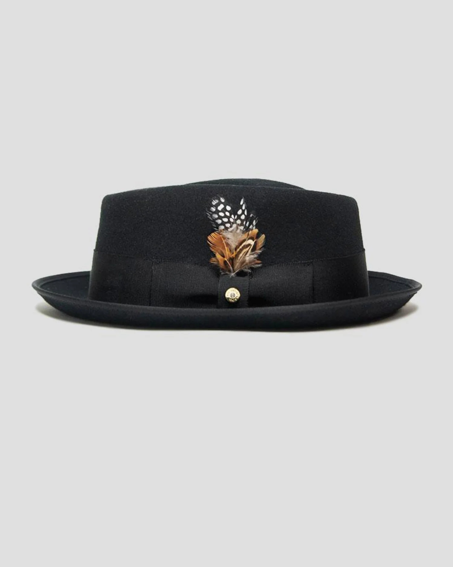 SG Braxton Porkpie Fedora Hat - Black