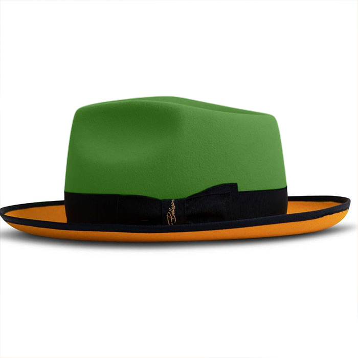 Limited - The Fox Fedora - Green Orange