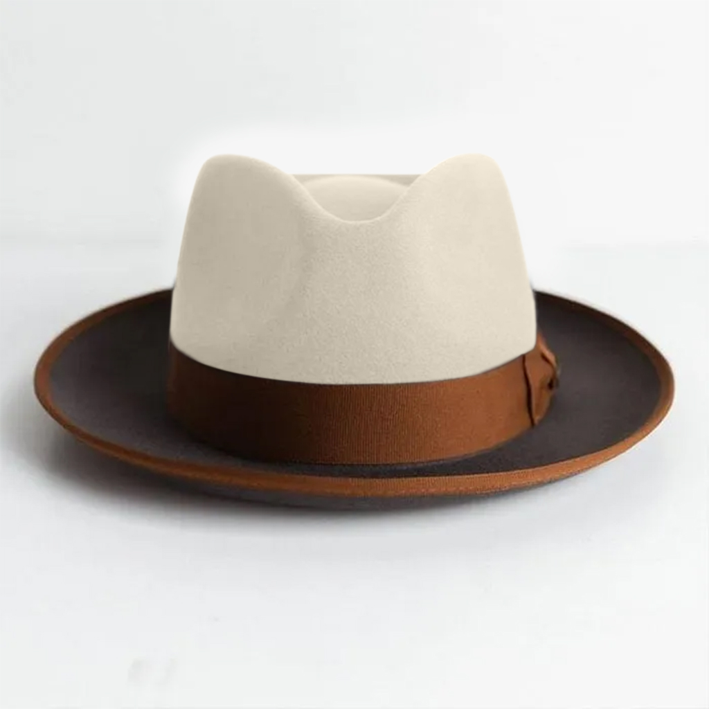 Ranch Old City Fedora Hat-White