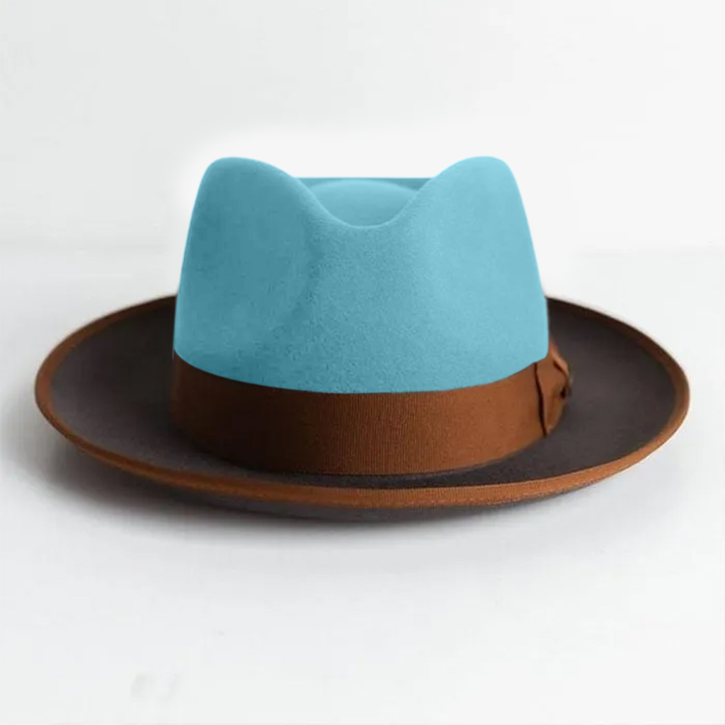 Ranch Old City Fedora Hat-Blue