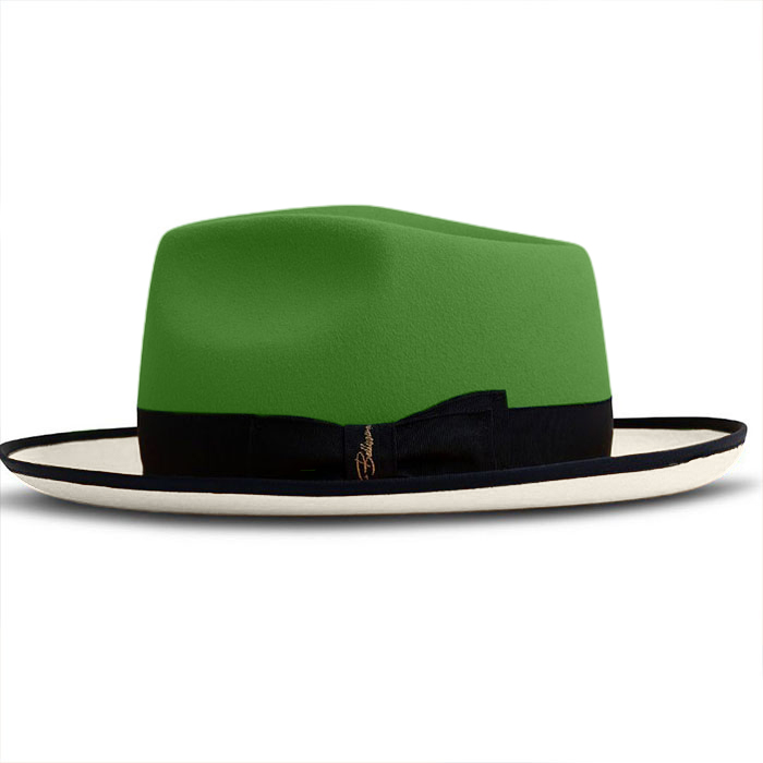 Limited - The Fox Fedora - Green Ivory