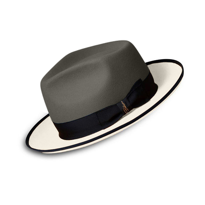 Limited - The Fox Fedora -Grey Orange