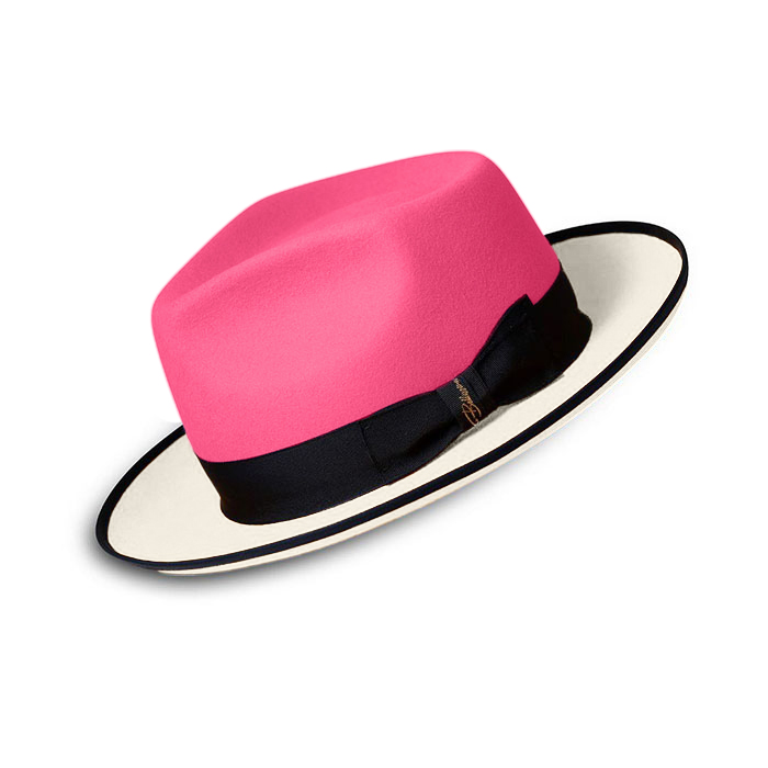 Limited - The Fox Fedora -Pink Ivory