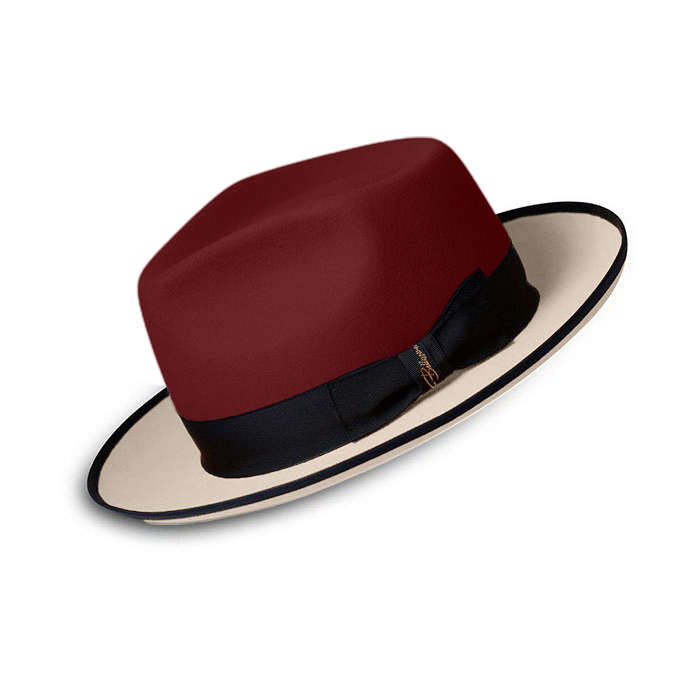 Limited - The Fox Fedora - FireBrick Wheat