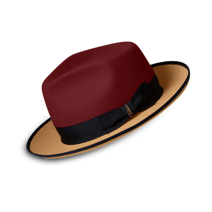 Limited - The Fox Fedora - FireBrick Yellow
