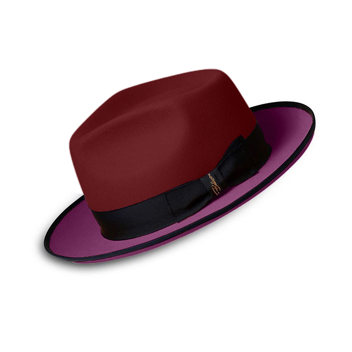 Limited - The Fox Fedora - FireBrick Purple