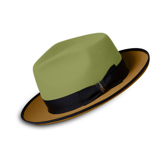 Limited - The Fox Fedora - Light Green Brown