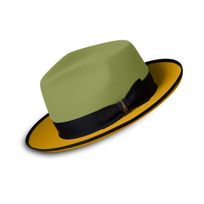 Limited - The Fox Fedora - Light Green Yellow