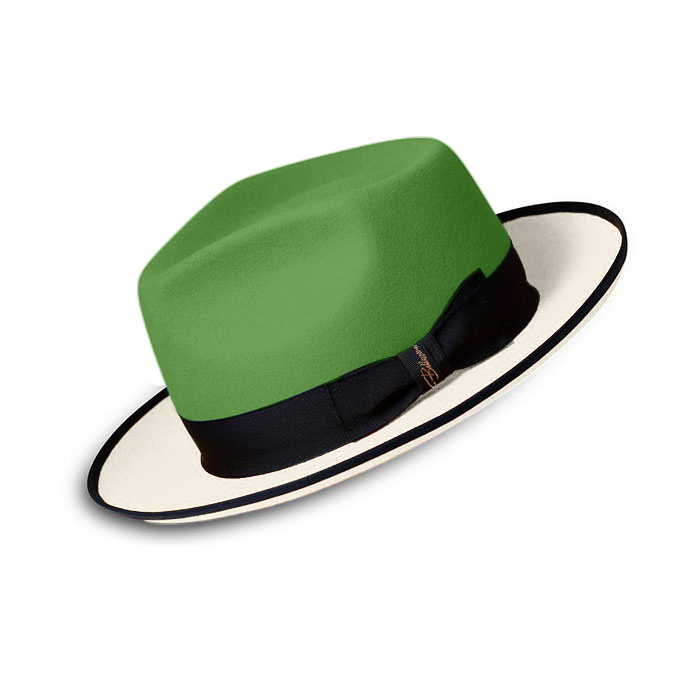 Limited - The Fox Fedora - Green Ivory