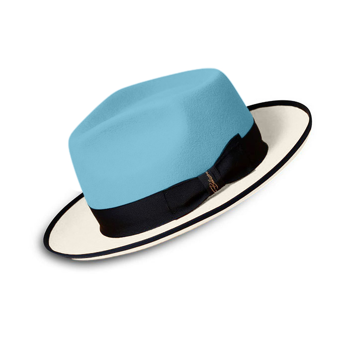 Limited - The Fox Fedora -Blue Ivory