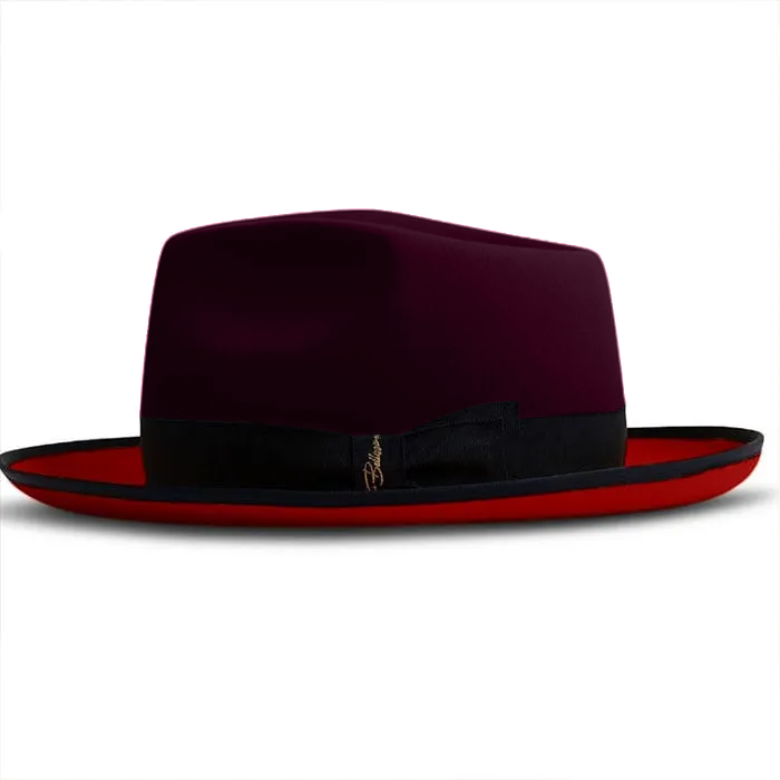 Limited - The Fox Fedora - Black FireBrick