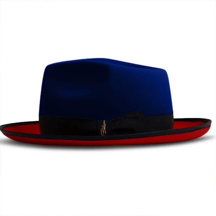 Limited - The Fox Fedora - Blue FireBrick