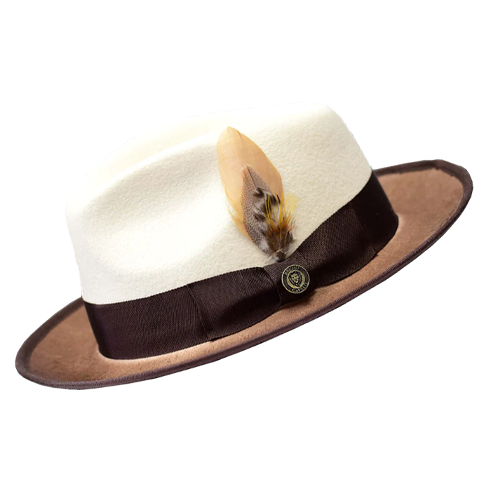 Feather Two-Tone Fedora