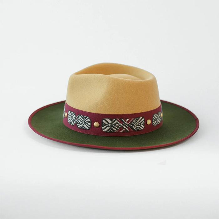 Sunset Symphony Vintage Felt Fedora