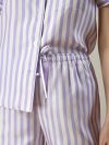Lilac-White Pinstripes