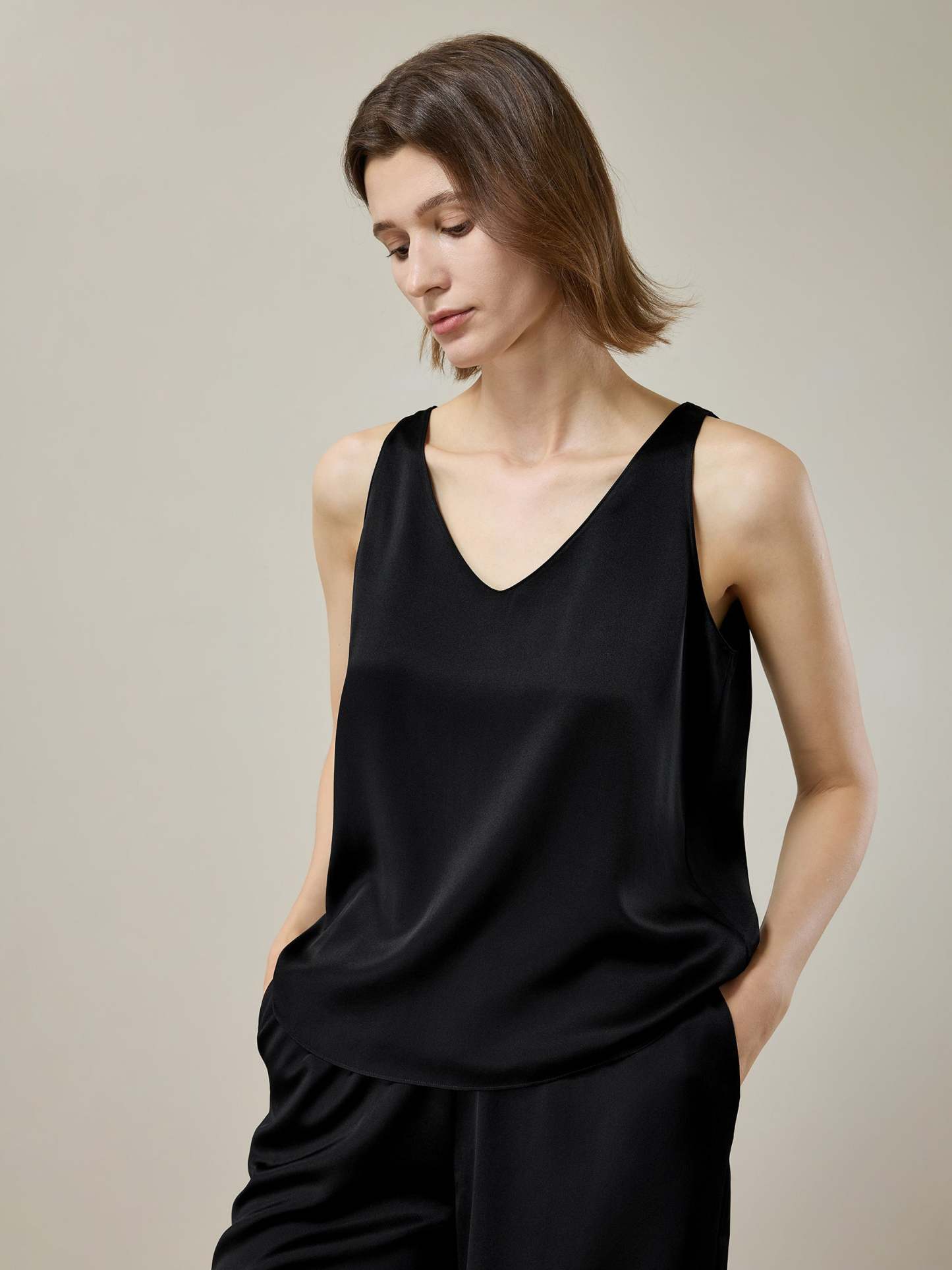 Chic Silk Tank Top – MommeSilk