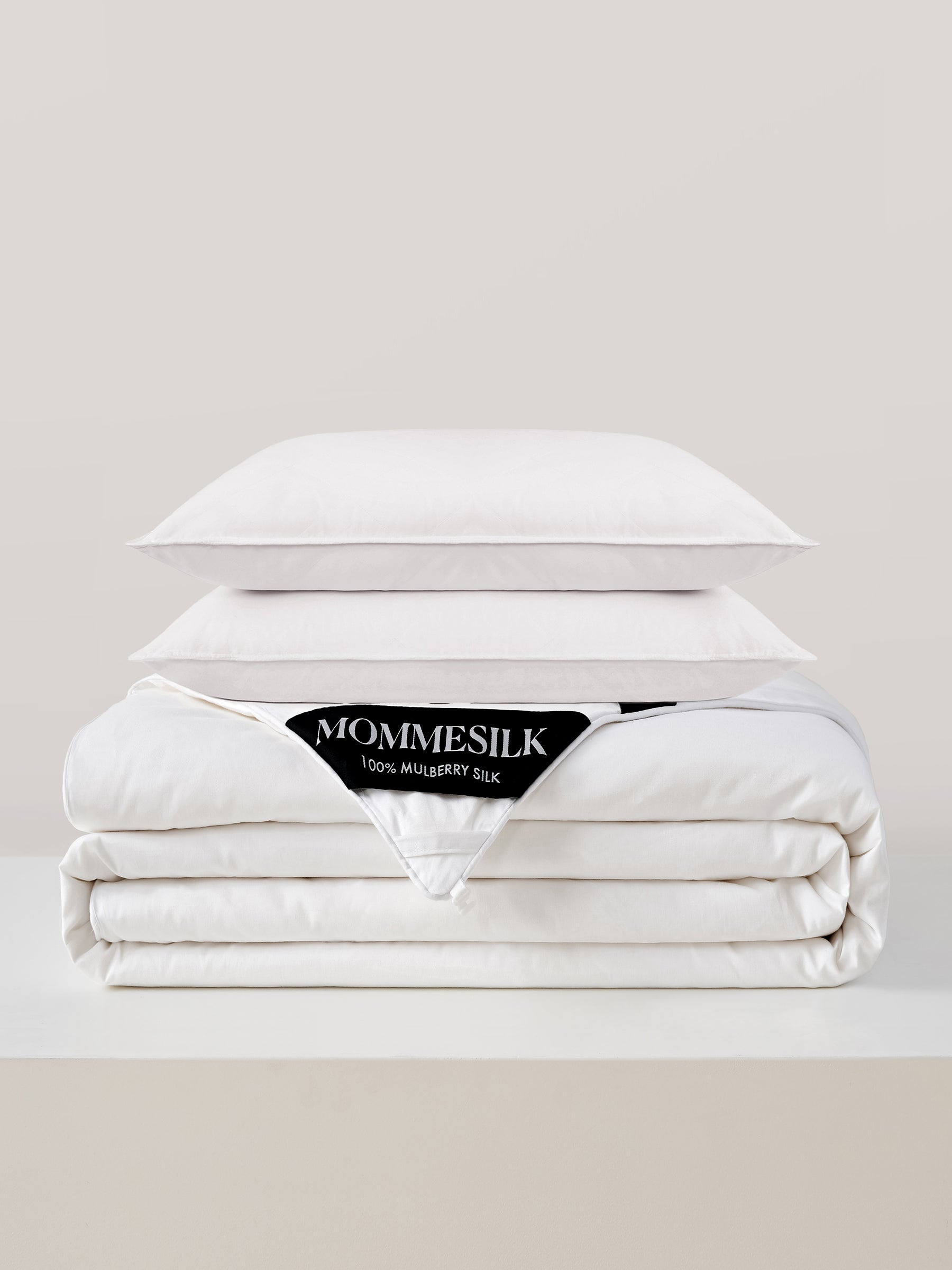 Deluxe 2-in-1 Silk Comforter And Pillow Set