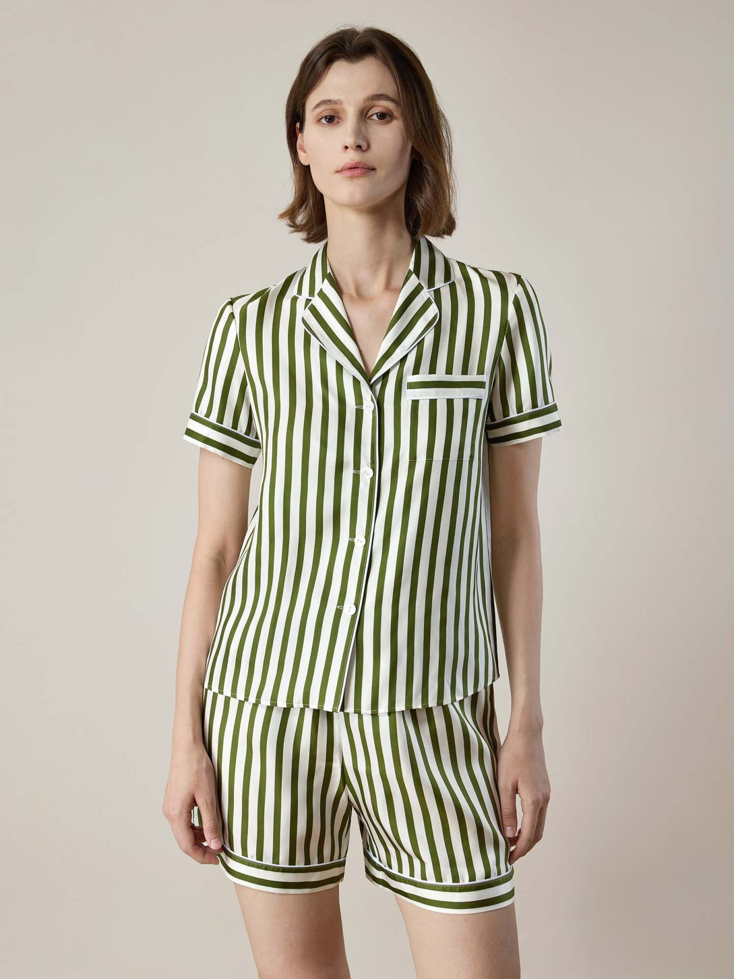 Green-White Pinstripes