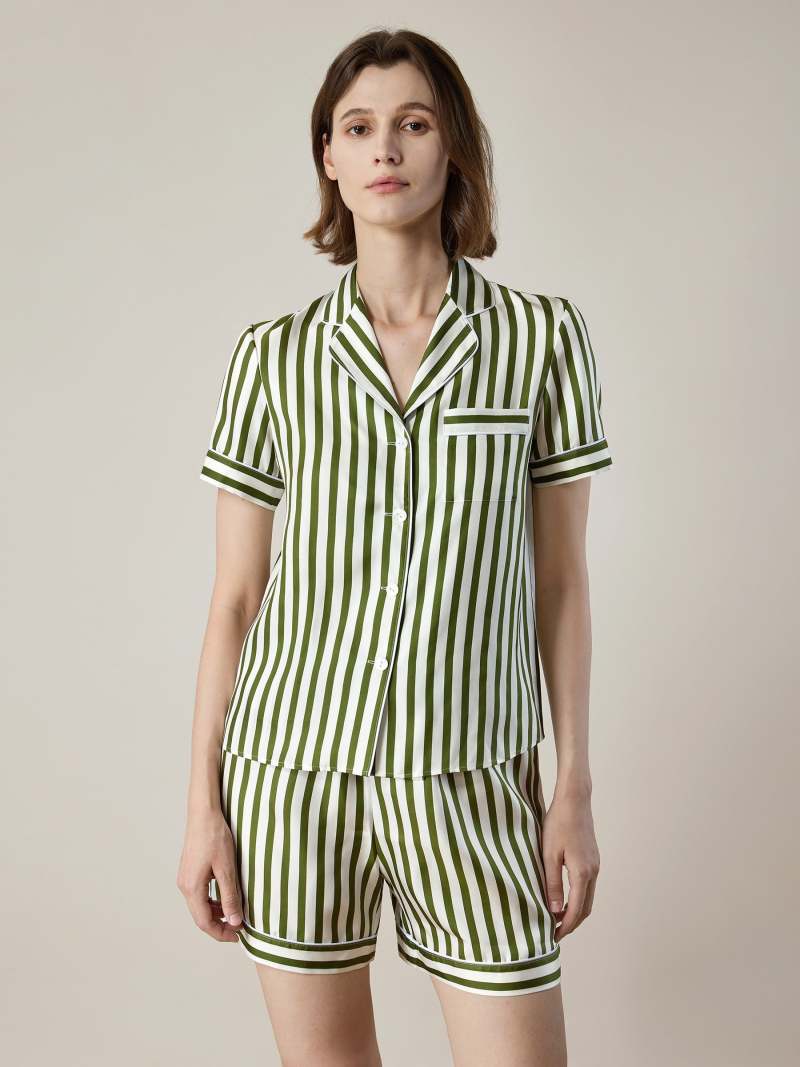 Green-White Pinstripes