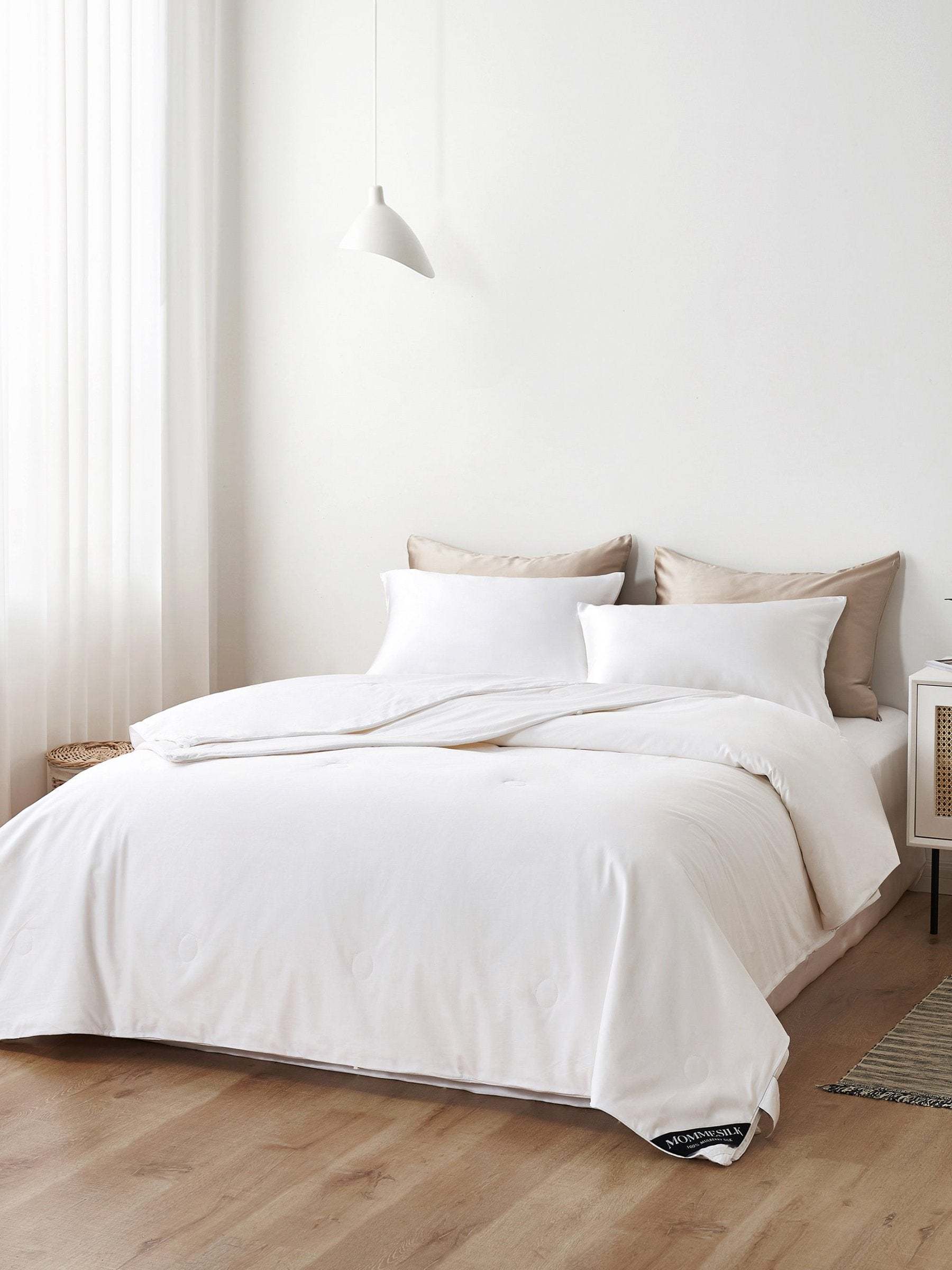 Deluxe 2 in 1 Cotton Covered Silk Comforter