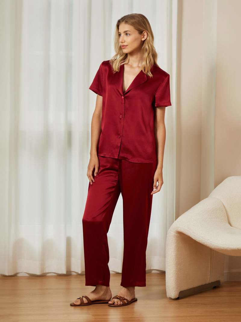 Yves Silk Pajama Set – MommeSilk