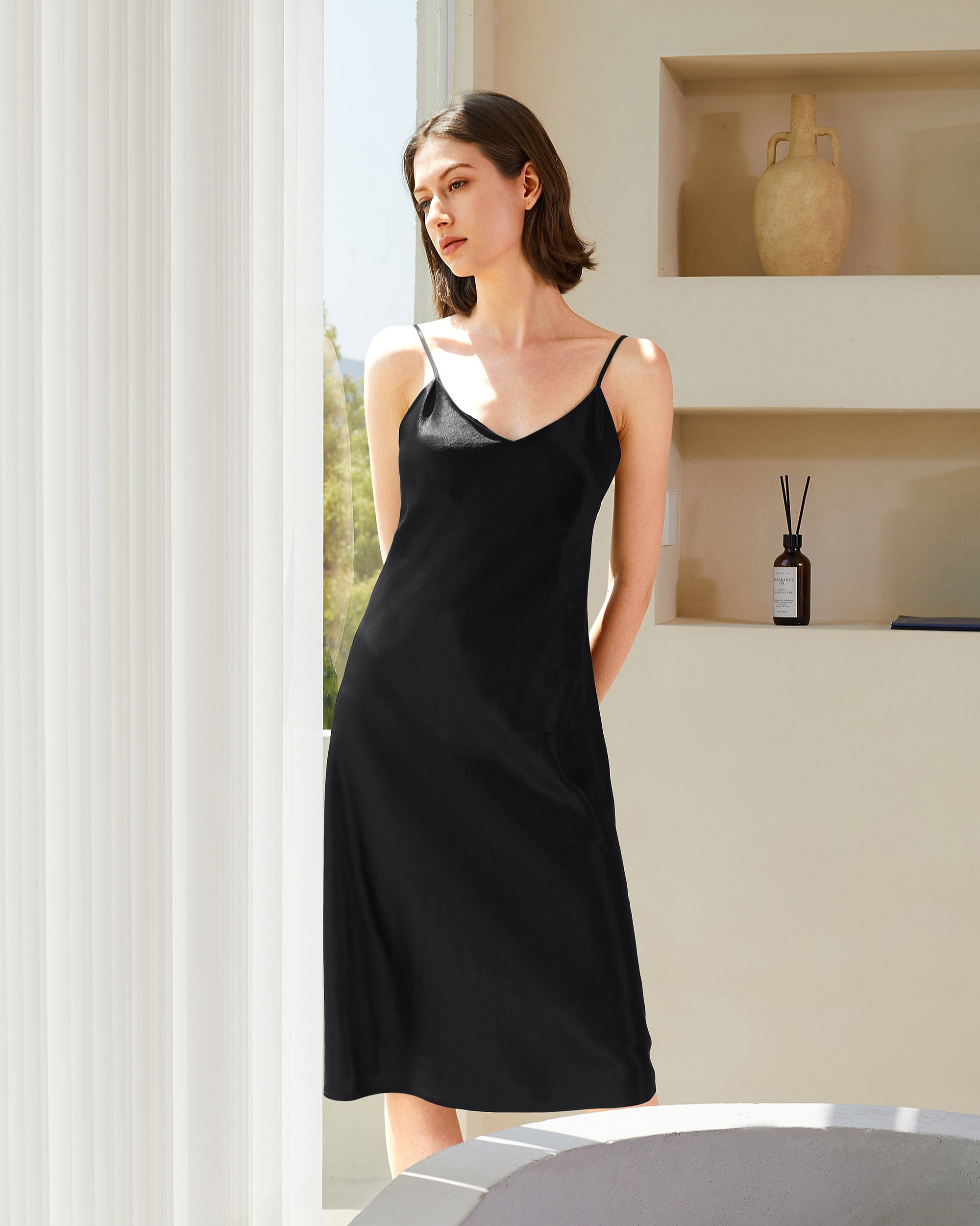 Best Luxury Women Classic Silk Night Gown